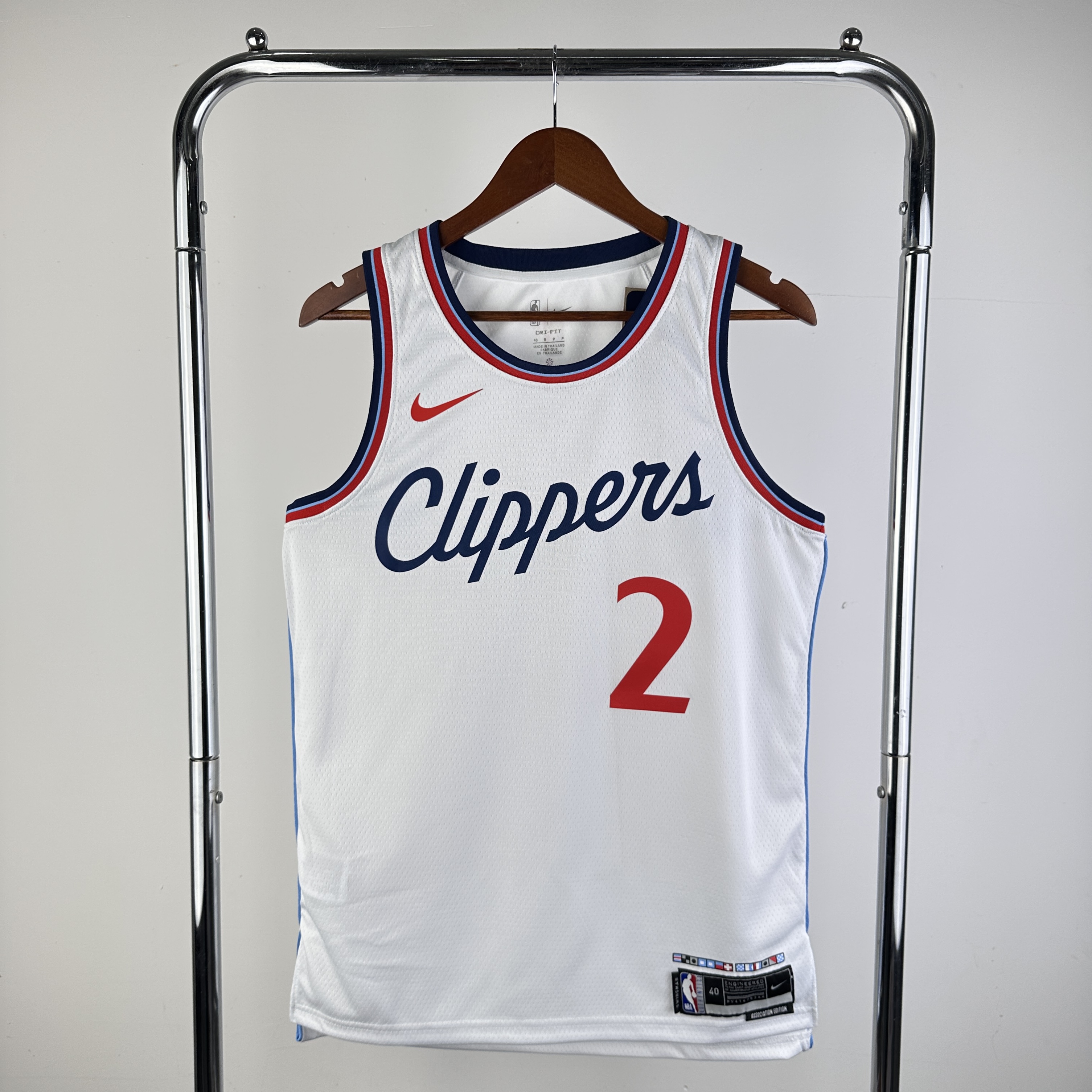 Men Los Angeles Clippers 2 Leonard White Season Nike 2024 NBA Jersey